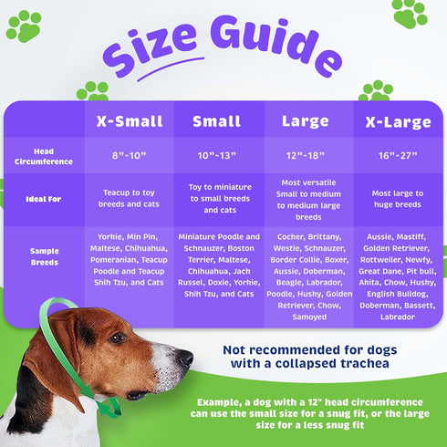 Happy Hoodie The Original Calming Band for Dogs & Cats - for Anxiety Relief – Noise Canceling for Fireworks, Thunderstorms, Pet Grooming & Force D...