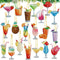 Henoyso 20 Pcs Summer Diamond Painting Keychain Kits Cocktail 5D Drill Mosaic Diamond Painting Ornaments Diamond Painting Kits for Beginners Diamo...