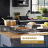 MasterClass 15 cm Deep Cake Tin with PFOA Free Non Stick and Loose Bottom, 1 mm Carbon Steel, 6 Inch Small Round Pan...