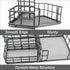 Mesh Pen Holder Office Stationery Storage Box Desk Accessories Storage Bins for Memo Folder Office Supplies Student Desktop or Closet Organizers a...