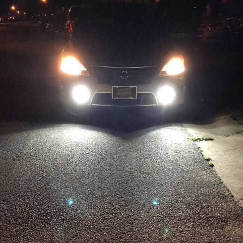 2800 Lumens Extremely Bright 9006 HB4 9006XS 9006LL LED Fog Light Bulbs for DRL or Fog Lights, DOT Approved, 6000K Xenon White (Pack of 2)...