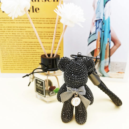 Cute Teddy Bear Keychain, Car Key Chain Accessories Decorations Pendants,Best Fashion Gift For Women-Kid-Friend....