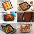 P&P CHEF 9 Inch Square Baking Pan, Square Cake Lasagna Pan, Nonstick Coated Stainless Steel Lasagna Pan for Baking Roasting Serving, Oven Safe & E...