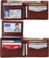 Alpine Swiss RFID Connor Passcase Bifold Wallet For Men Leather Comes in a Gift Box Soft Nappa Tan...