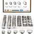 Hose Clamp Assortment, 45 Pack Stainless Steel Hose Clamps Kit Worm Gear Fuel Line Pipe Clamps (1/4 in to 1-1/8 in)...