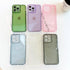 for iPhone 12 Pro Max Case Cute Clear Bling Crystal Diamond Phone Case, with Sparkle Camera Len Protector Soft TPU Cover Case for Women Girls, Blu...
