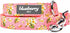 Blueberry Pet Summer Sparkle Dog Leash, Large Size, 4 ft x 1", Tropical Flower Baby Pink, Hibiscus Floral Print Pet Leash...
