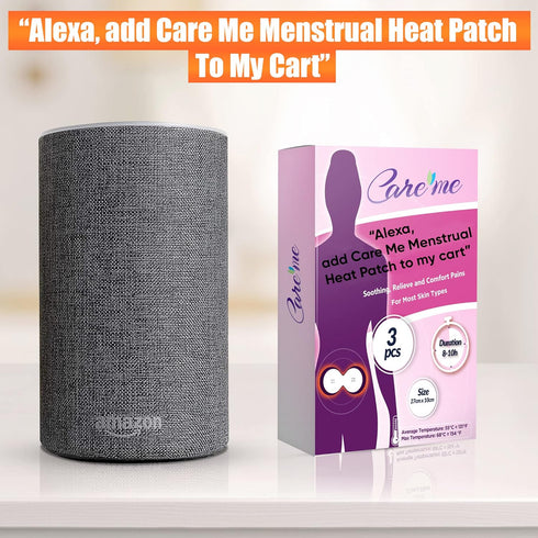 Portable Heating Pad for Menstrual Cramps and Period Pain Relief- Adhesive Heat Patches on Clothing- Suitable for All Skin Types- 3 Patches in 1 P...