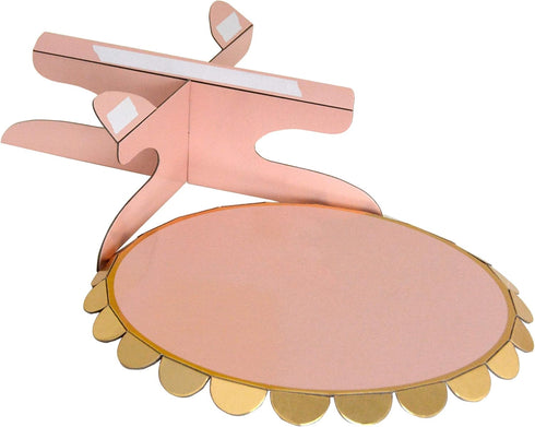 12 inch Cardboard One Tier Cake Stand for Birthday Party Decorate?2,Pink?...