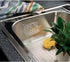 iDesign Sinkworks Kitchen Sink Suction Holder for Sponges, Scrubbers, Soap - Clear Large...