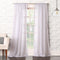 No. 918 Tayla Crushed Texture Semi-Sheer Rod Pocket Curtain Panel, 50" x 95", White...