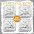 Qilery 500 Pcs Silver Leaf Sheets Silver Foil Gilding Thin Foil Paper for Crafts Imitation Metallic Silver Foil Flakes for Home Nail Arts Project ...