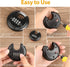 DAYGOS Combination Disc Padlocks for Outdoor - Heavy Duty 4 Digit Code Lock, Combo Discus Lock for Storage Unit,Gate,Fence,Traile(3/8-in Shackle,1...