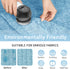 Fabric Shaver & Lint Remover, Electric Fuzz Remover, AC Adapter or Battery Operated Sweater Shaver, 3 Shave Heights - Removes Clothes Fuzz, Lint B...