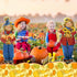 2 Pcs 11.3 x 31.5 Inches Fall Yard Signs Autumn Garden Decor with Stakes Thanksgiving Lawn Signs for Fall Thanksgiving Party Pathway Decor(Scarecr...