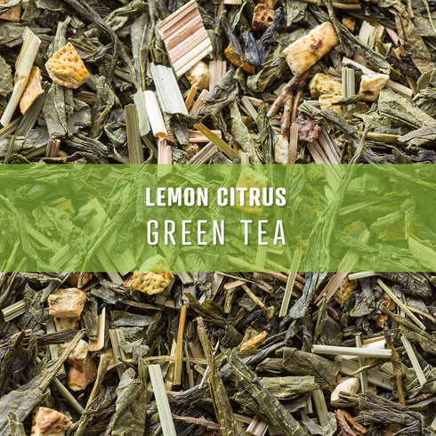 Elevate Tea Lemon Green Tea - Loose Leaf Green Tea, Medium Caffeine, 3 oz Pouch - 30 Cups, Hot & Iced Tea, No Artificials, 2 Pack...