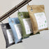 Bamboo Charcoal Bags Odor Absorber, 2 Packs 200g Charcoal Deodorizer Bags with Hooks, Nature Bamboo Charcoal Air Purifying Bags Activated Charcoal...