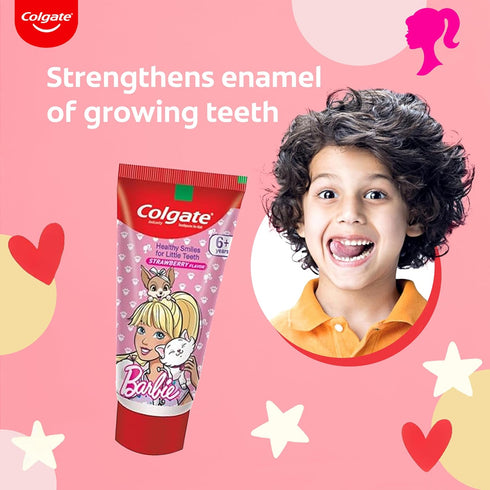 Colgate Kids Barbie Red Toothpaste - 80 g...