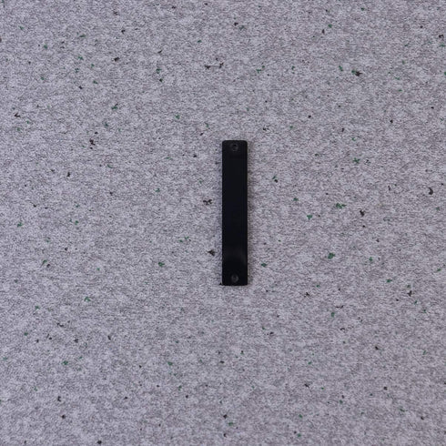 10Pcs Stamping Blank Bar Rectangle Stamping Blanks Horizontal Pendant Name Plate DIY Jewelry Supply Craft Supplies Two Holes Black...