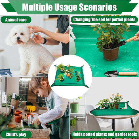 2PCS Repotting Mat, Excellence Indoor Waterproof Plant Transplanting Mat, Professional Gardening Mat Supplies...