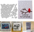Bird Perch Net Metal Die Cuts,Spring Bird Net Tree Cutting Dies Cut Stencils for DIY Scrapbooking Album Dies Card Making Silver 10.7cm x 12.4cm4.2...