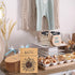 Fumete Baby Shower Party Favor Baby in Bloom Packet Kraft Bags with Window Envelopes Resealable Organizer Storage Bag for Gender Reveal Party...