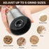 Stainless Steel Salt and Pepper Grinder Set of 2 - Pepper Mill & Salt Mill with Adjustable Coarseness - Glass Spice Shakers - Easy Clean Ceramic G...