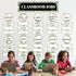 116pcs Eucalyptus Classroom Jobs Bulletin Board Set Classroom Teacher's Helper Charts Eucalyptus Cutouts Name Plates Kits Decorations for Bulletin...