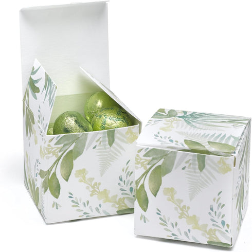 One-Piece Favor Boxes, 2-Inch, Greenery, 25-Count...