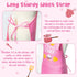 R HORSE Kid Apron and Chef Hat Set 2Pcs Adjustable Children Light Pink Kitchen Apron, Dress up Role Play Chef Toy Cooking Baking Painting and Trai...