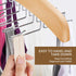 ZEDODIER Tank Top Hangers, Bra Organizer for Closet, 24 Storage Capacity, Non-Slip Hanging Tie Holder Closet Organizer and Storage for Camisoles T...