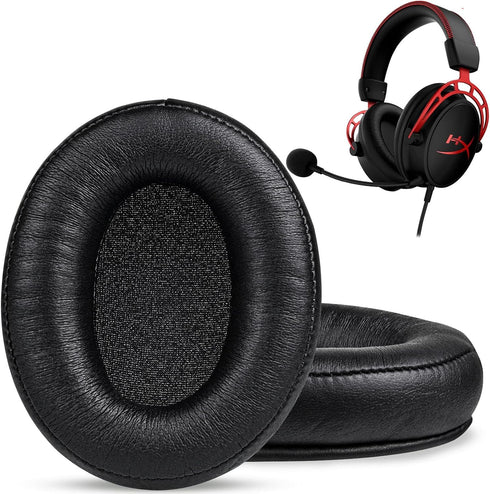 Cloud Alpha Ear Pads Replacement Alpha S Earpads Ear Cushions Muffs Cups Memory Foam Parts Compatible with Hyperx Cloud Alpha/Cloud Alpha S Gaming...