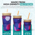 Koverz Iced Coffee Sleeve, Insulated Neoprene Cup Sleeve, Fits a 24 Oz. Coffee Cup, Washable and Reusable, Iced Coffee Accessories, Medium Tropics...