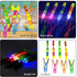 24 Pcs Slingshot Outdoor Toys,Glow in The Dark Party Supplies Toys Rocket with Launcher,Glow Sticks Easter Basket Stuffers Birthday Christmas Gift...