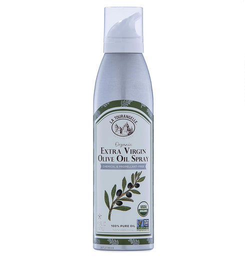 La Tourangelle Extra Virgin Olive Oil Spray, Cold-Pressed Extra Virgin, All-Natural, Artisanal, Great for Cooking, Sauteing, Grilling, and Dressin...