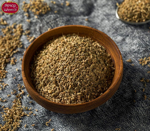 Ajwain Seeds (Carom Seeds) 3.5 oz | Resealable Bag | By Spicy World...