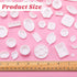 Skylety 33 Pieces 1:12 Dollhouse Miniature Decoration Accessory Dollhouse Miniature Kitchen Tableware Plastic Mini Plate Dishes Cups Bowl Set Micr...