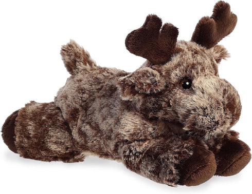 Aurora® Adorable Mini Flopsie™ Maia Moose™ Stuffed Animal - Playful Ease - Timeless Companions - Brown 8 Inches...