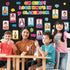 70Pcs Look Who's in Classroom Bulletin Board Set Back to School Wall Chalkboard Decors Phone Shaped Paper Cutouts DIY Photo Supplies First Day of ...