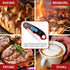 Kitchen Food Cooking Super Fast Thermometer Electric Probe with Backlight LCD, IP66 Waterproof Food Thermometer for Kitchen and Outside, BBQ, Turk...