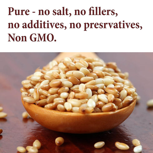 The Spice Way Roasted White Sesame Seeds - 8 oz...