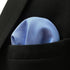 S&W SHLAX&WING Tie Sets for Men Dress Neckties Light Blue Solid Extra Long Matching Pocket Square...