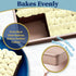 Ultra Cuisine Nonstick Square Cake Pan, Even Baking and Roasting, Easy to Clean, Durable Quality, Warp & Scratch Resistant Texture for Easy Releas...