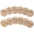 Kate & Milo Baby Monthly Milestone Marker Discs - Classic Cursive Script Wooden Discs with Reversible Photo Props for Baby Announcement and Milest...