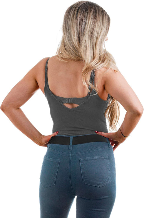 No Show Invisible Elastic Belts for Women & Men Non Slip Fits waist upto 50 Inch....