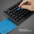 ENHANCE Mechanical Keyboard O Ring Ultra-Quiet Switch Sound Dampeners Kit Soft 40A Clear (140pcs), Key Cap Remover, Cleaning Brush, Cloth and Acce...
