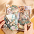 180Pcs Travel Notes Scrapbook Paper, Vintage Ephemera Pack for Journaling, Junk Journal, and Scrapbooking Supplies, Craft Kit with Glue Tape...