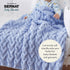 Bernat Baby Blanket Little Petunias Yarn - 3 Pack of 100g/3.5oz - Polyester - 6 Super Bulky - 72 Yards - Knitting/Crochet......