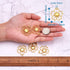 Pandahall 20Pcs Flower Alloy Open Back Bezel Pendants 30x28x2.5mm Sakura Hollow Frame Pendant Charms For DIY UV Resin Pressed Flower Jewelry Makin...