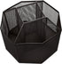 Annova Mesh Desk Organizer Rotate with 5 Compartments Spinning Tidy Candy/Pen Holder Office, Art Supply, Storage, Classroom, Home (Black)...